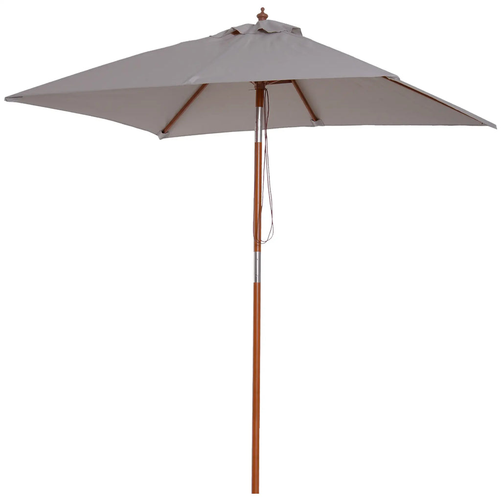 AUSTIN | Grey Inclinable Garden Umbrella - Borge' Group Limited