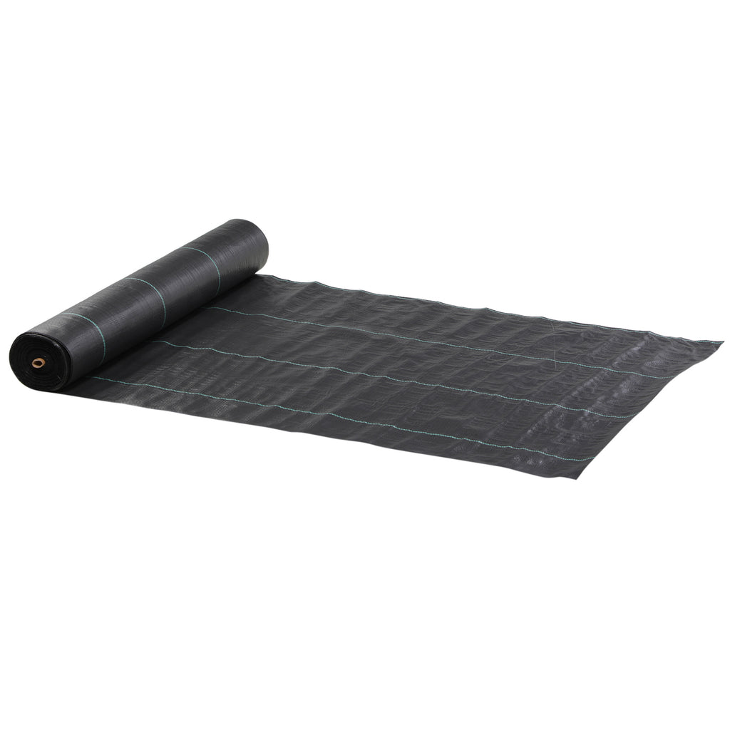 50x2m Breathable and Anti-UV Polypropylene Black Mulch Sheet