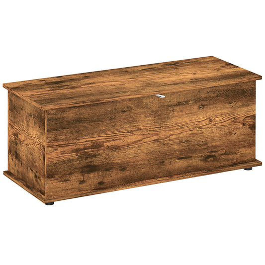 Storage Bench Capacity 60 kg for Bedroom and Entrance, Wooden, 100x40x40 cm, Brown