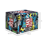 SPORTNOW Plyo Box 3 Heights Non-Slip Jumping Box for Home and Gym, 76x61x51cm, Multicolor