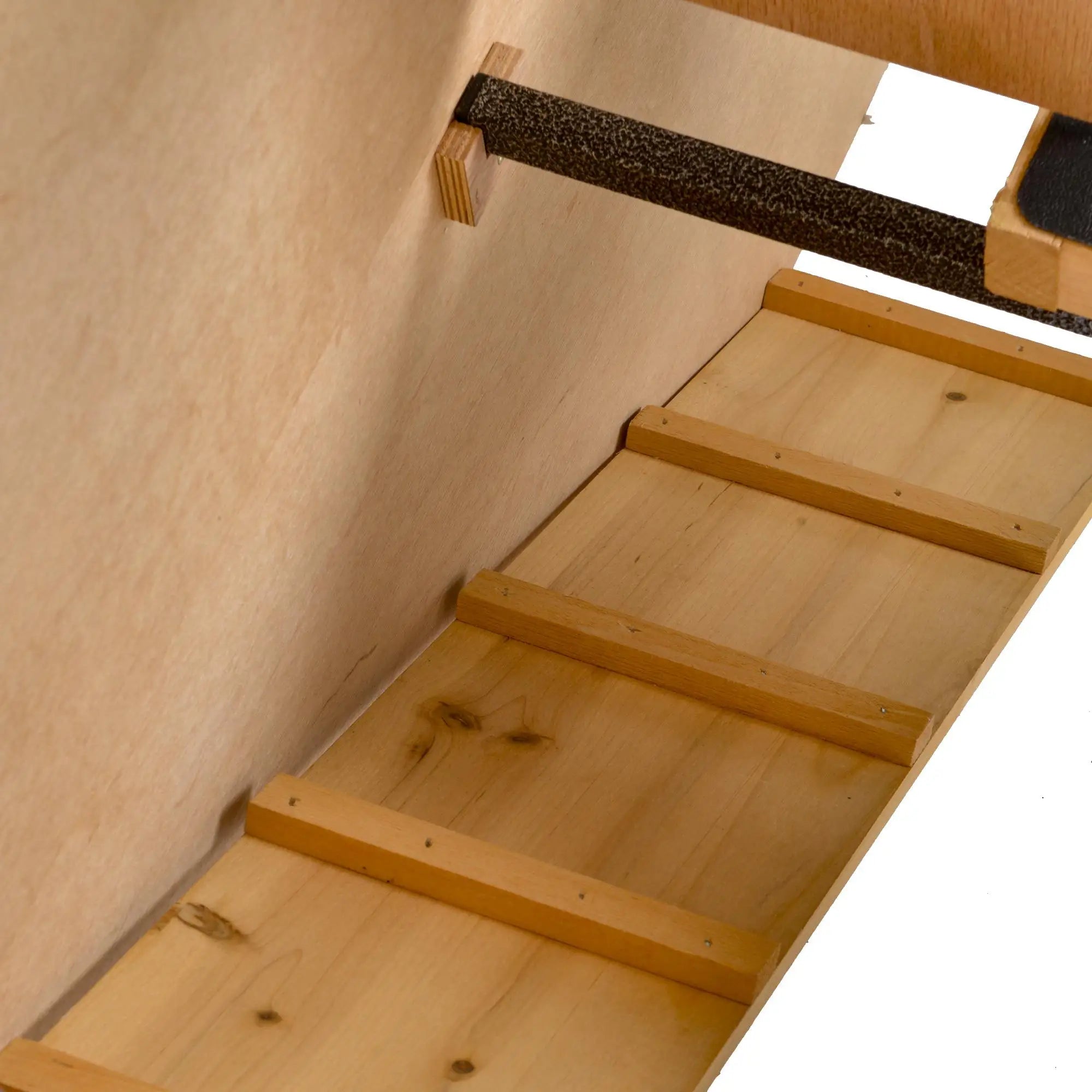 Rabbit Cage with Ramp and Open Area, 2-Tier Wooden and Metal Rabbit Hutch, Light Yellow, 89.5x45x81cm - Borge' Group Limited