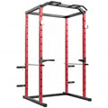 SPORTNOW Power Cage, Adjustable Rack with 460KG Capacity