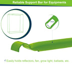 Mylar Hydroponic Greenhouse with Adjustable Air Vents for Indoor Growing, 120x60x150cm, Black