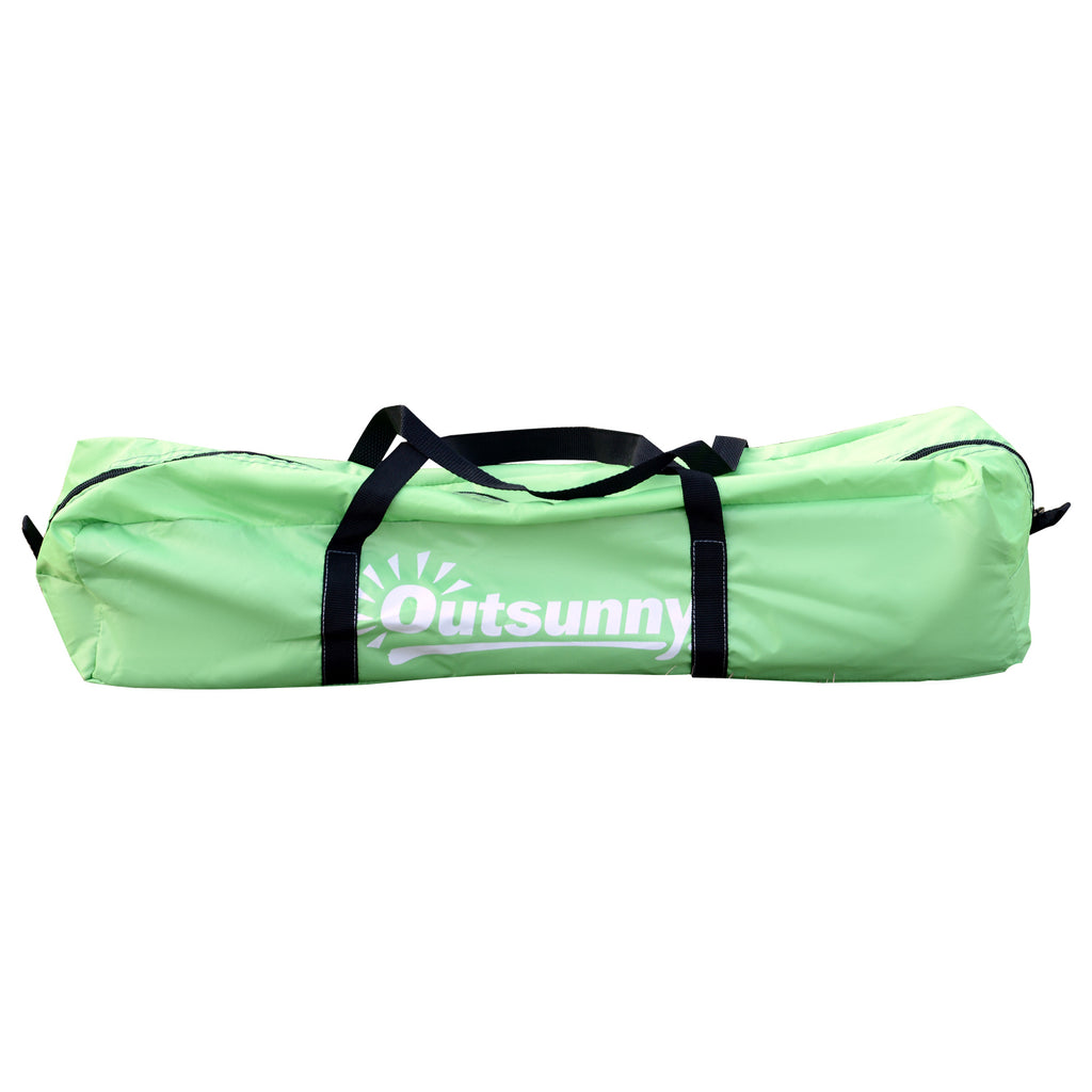 Portable Awning 3x3 m, Waterproof Awning for Camping and Beach, Green