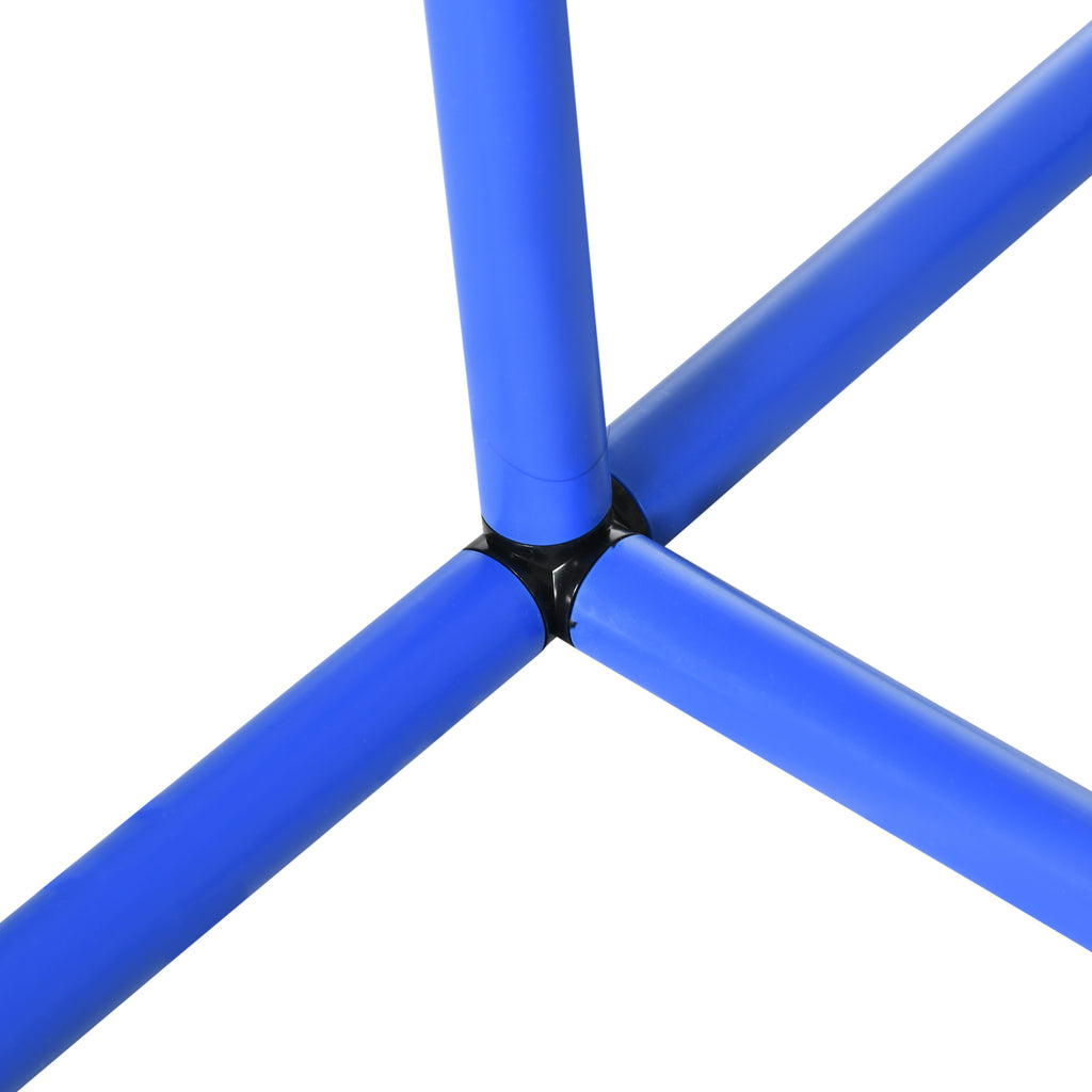 Dog Agility Set with 4 Modular Arches and Carrying Bag, in PE and ABS, 88x64x95 cm, Blue and Orange