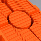 Set of 2 Plastic Car Ramps with Maximum Load 5 Tons, 91x30x21 cm, Orange