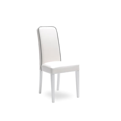 VALLETTA | White Kitchen Dining Chair - Borgè