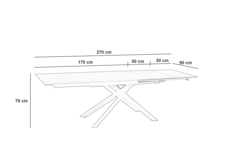 Sarafina | Extendable dining Table - Borgè