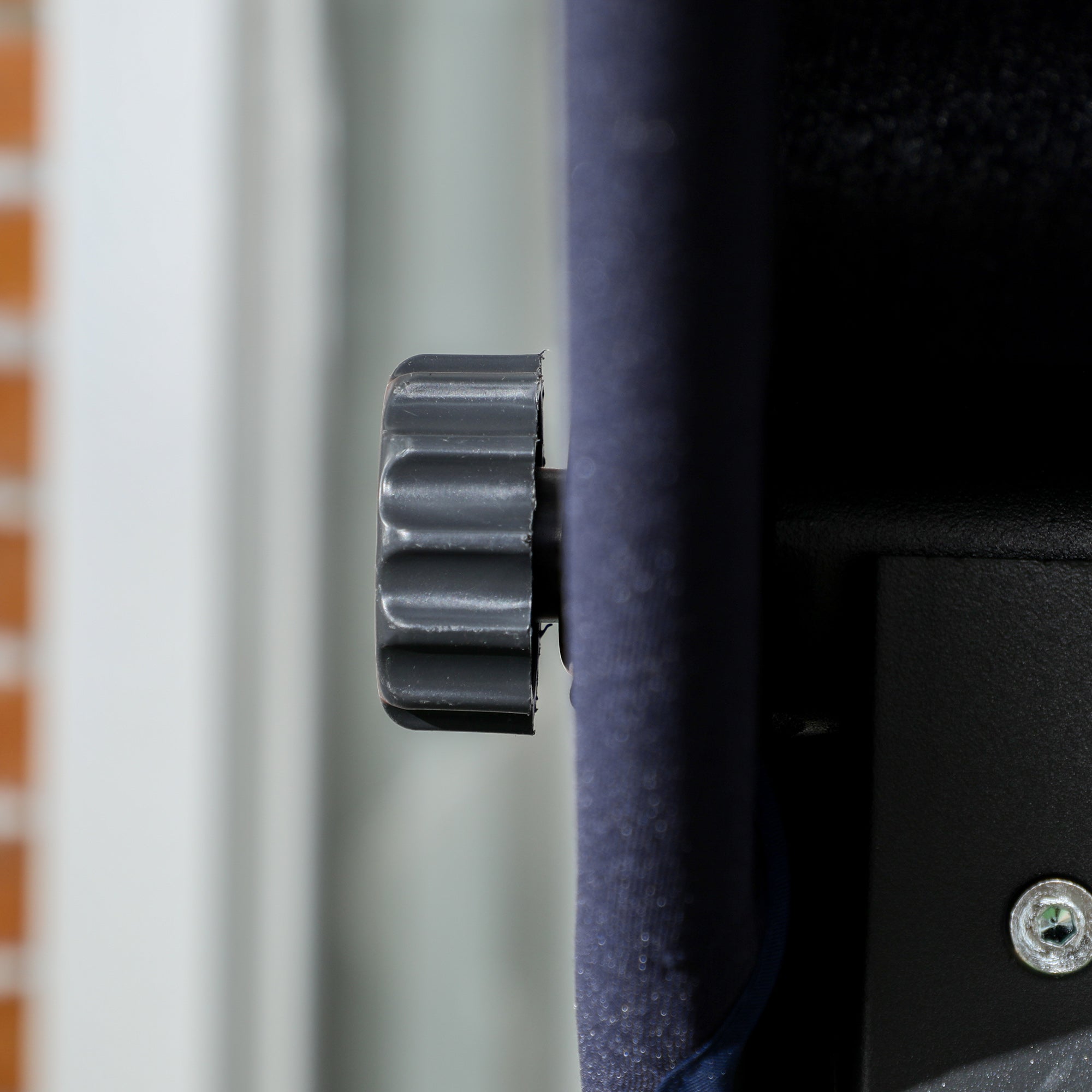 3 Seater Garden Swing with Cushions, Chaise Longue Seat and Canopy, 198x118x168 cm, Dark Blue