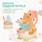 Baby Potty with Backrest, Removable Tub and Armrests, Ages 6 Months-3 Years, Pink