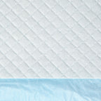 Set of 80 6-Layer Non-Woven, Paper, and PE Dog Toilet Pads, 60x60 cm, Blue and White