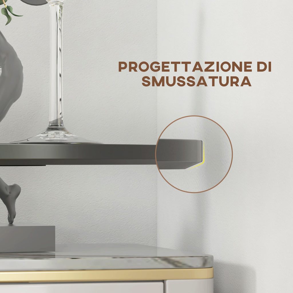 HOMCOM Round Bar Table and Kitchen Table, Ø60x102 cm, Black