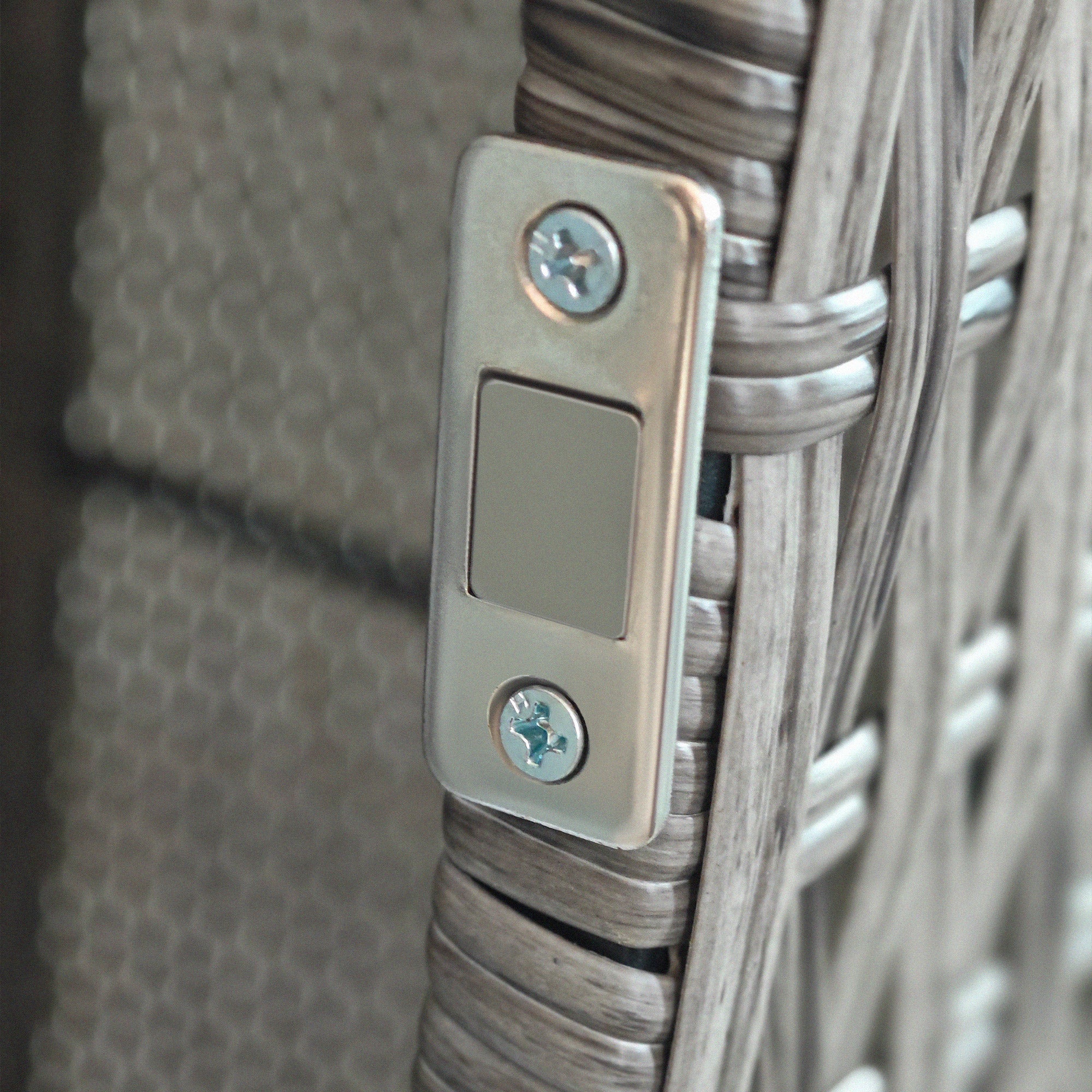 Outsunny garden wardrobe in Rattan pe with 2 rooms, 60x63x120cm, gray - Borgè