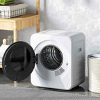 Mini Portable Dryer 4 kg, LED Display, 800W, Front Loading, Up to 60°, Stackable/Wall/Freestanding, Timer, for Home, White