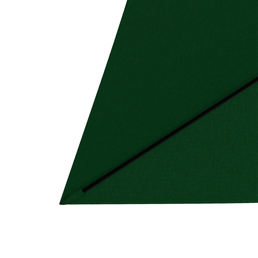 Outsunny 2x3m Rectangular Garden Umbrella with Crank Opening, Green