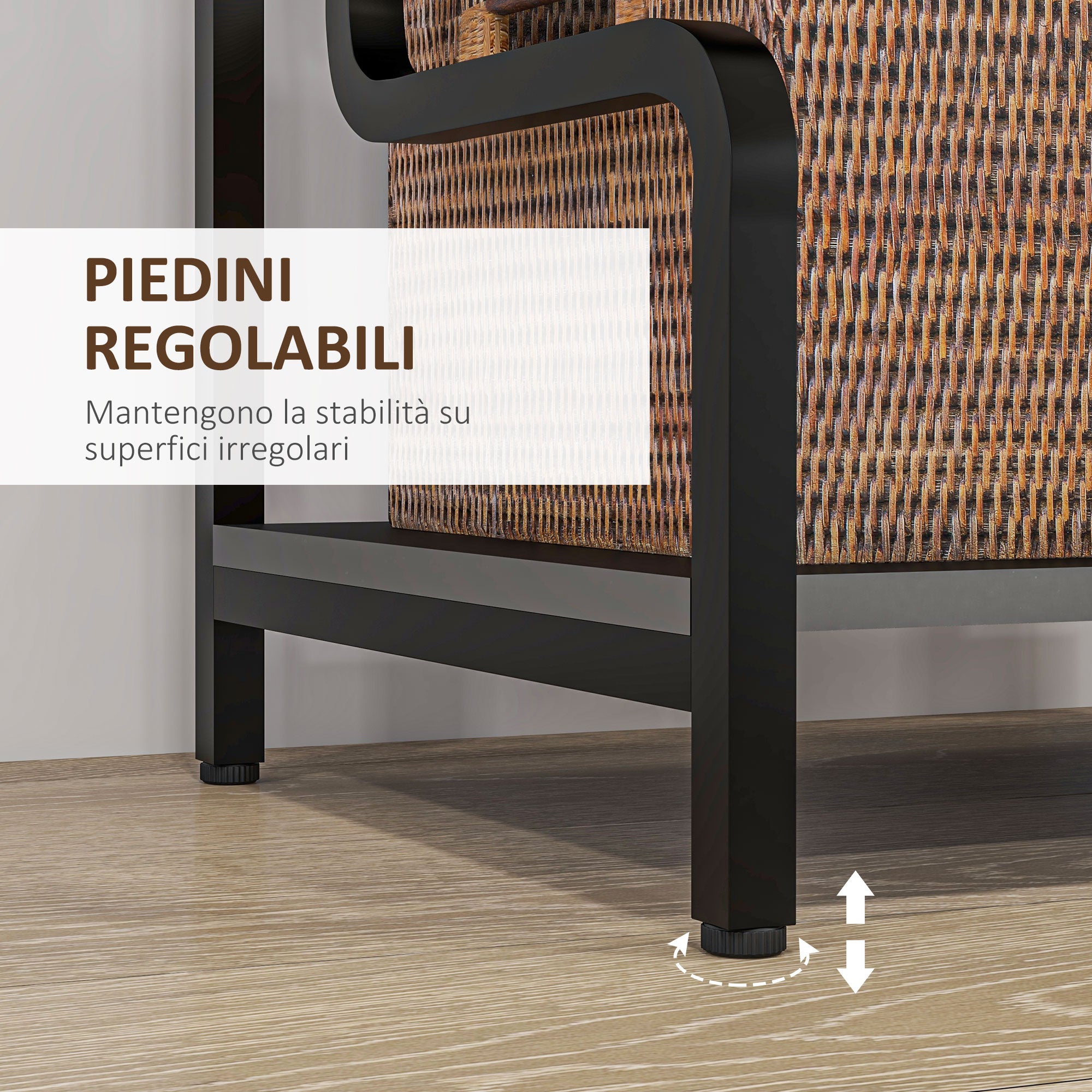 HOMCOM 3-Tier Industrial Printer Stand, Metal and Chipboard, 55x40x77 cm, Black