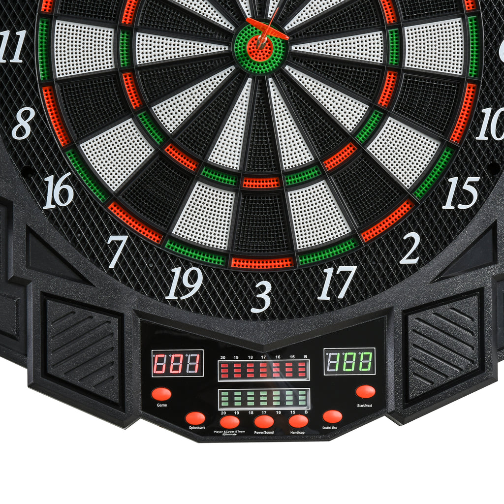 Digital Electronic Dartboard with 12 Darts for 8 Players, 27 Games and 216 Variations