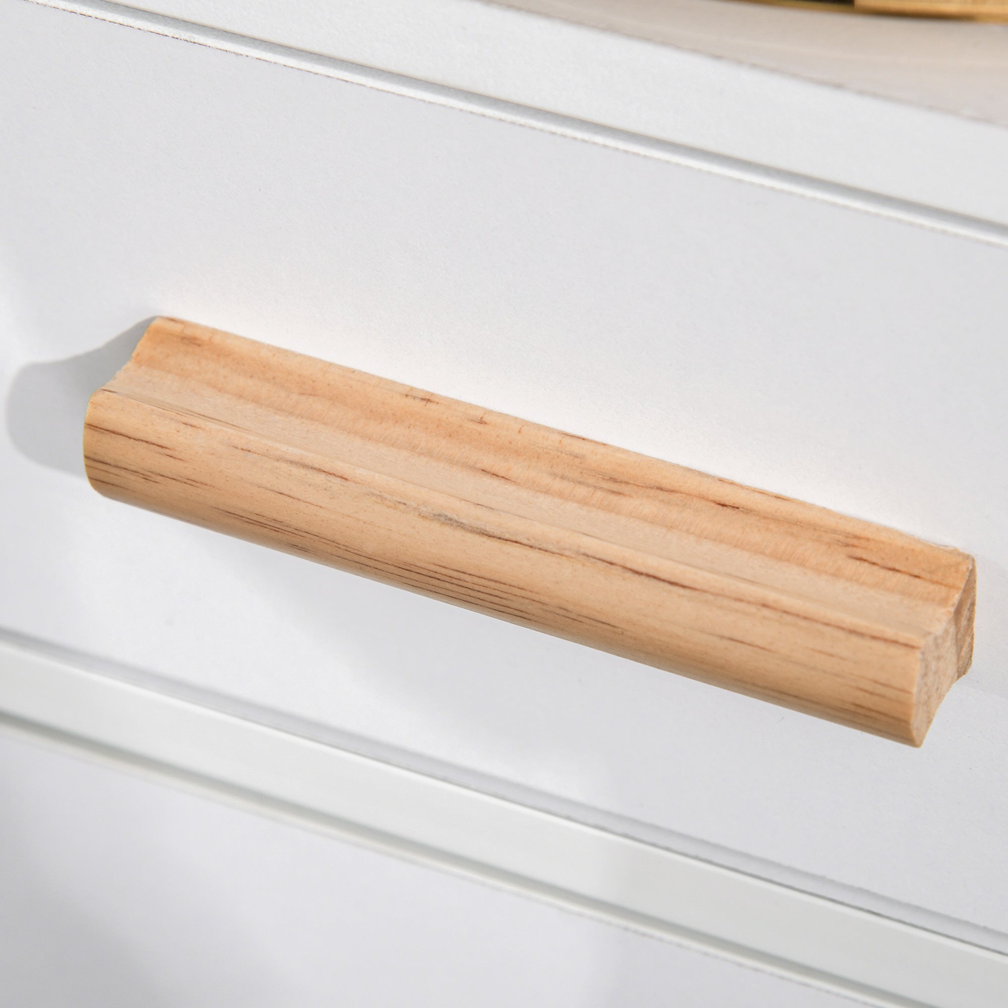 Kleankin Mobile Salvatius Wooden Wooden Bathroom, Column Mobile With Cabinets And Drawer 39x30x180cm - Borgè