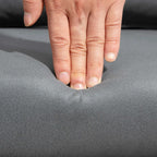 Swivel Desk Chair with Adjustable Height and Lumbar Cushion, Technical Fabric, Grey