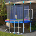 Trampoline Cover Ø305x30 cm Foldable and Portable, in Plastic, PE and Foam, Multicolored - Borgè