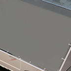Outsunny 6x3m Dark Grey Anti-UV PE Carport Replacement Cover with Bungee Cords
