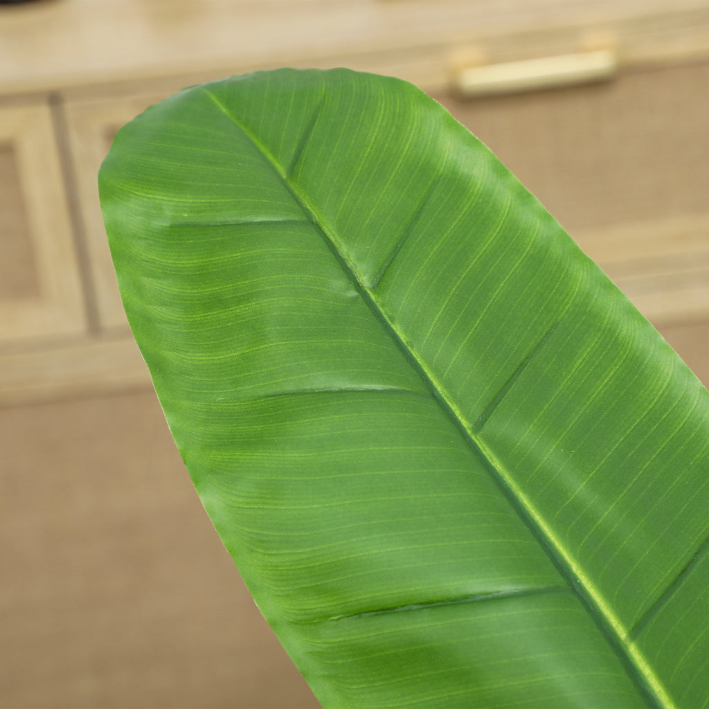 Artificial Banana Plant 120 cm High with Pot Included for Indoors, Green