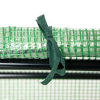 Garden Greenhouse with PE Cover, Stakes and Extended Edges, 120x60x60cm, Green