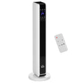 HOMCOM 2200W Electric Ceramic Heater with 3 Modes, 8-Hour Timer, Remote Control, LED Panel, White