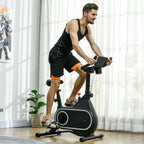 SportNow magnetic bike with 4kg flywheel, adjustable handlebar and saddle, 8 resistance levels - Borgè