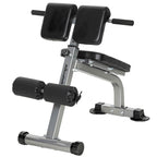 SPORTNOW Adjustable and Foldable Multifunctional Roman Bench, 150 kg Capacity, Silver