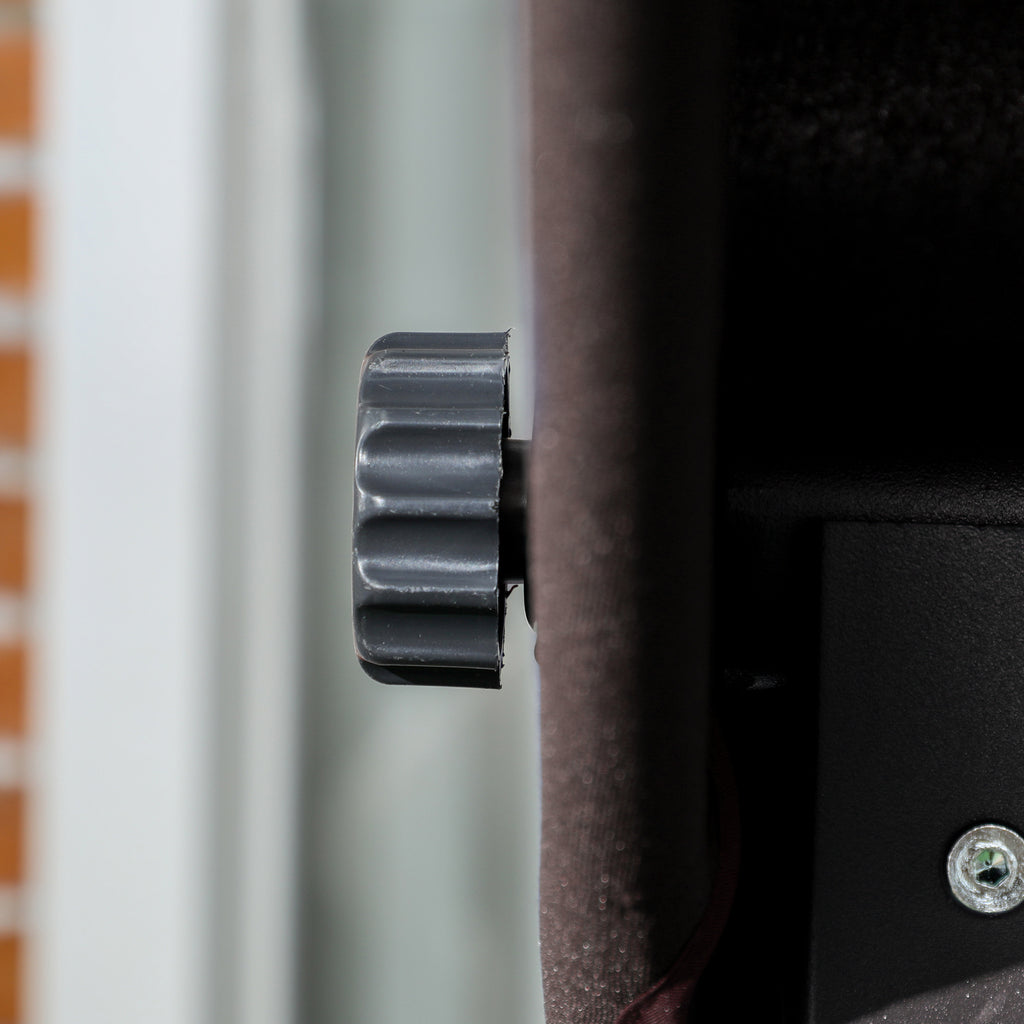 3 Seater Garden Swing with Cushions, Chaise Longue Seat and Canopy, 198x118x168 cm, Brown