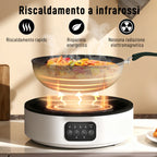 Infrared Electric Hot Plate 2000W Electric Cooker with Ø30cm Grill