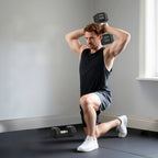 Dumbbell Set x2 x 12.5 kg Hex Dumbbell Set, Gym Weights with Non-Slip Knurled Grip, Black