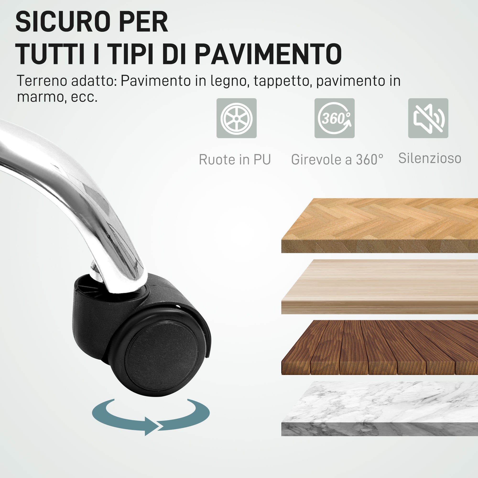 Heated Massage Office Chair with Reclining Backrest and Footrest in PU Leather, Black