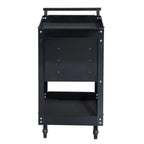 Professional Workshop Trolley Sheet Metal Tool Chest, Black, 68 x 46 x 88cm