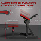 SPORTNOW Bicep Curl Bench with Adjustable Seat and Elbow Rest, Weight Rack, Black