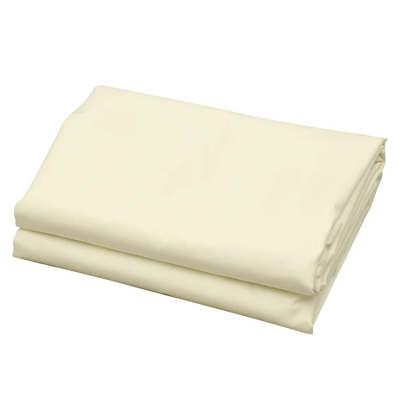 4x6m Rectangular Shade Sail, Breathable Anti-UV Polyester Outdoor Awning, Cream White - Borge' Group Limited