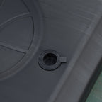 Height Adjustable Basketball Hoop with Fillable Base and 2 Wheels, in Steel, PE and HDPE, 70x45x2 cm
