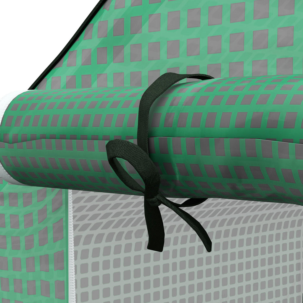 PE Cover for Garden Greenhouse with Hinged Door and Windows, 140x143x190cm, Green (COVER ONLY)