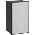 Hotels / Kitchenettes 91L Mini / Small Refrigerator with Adjustable Thermostat, Adjustable Shelves and Drawer, Silver