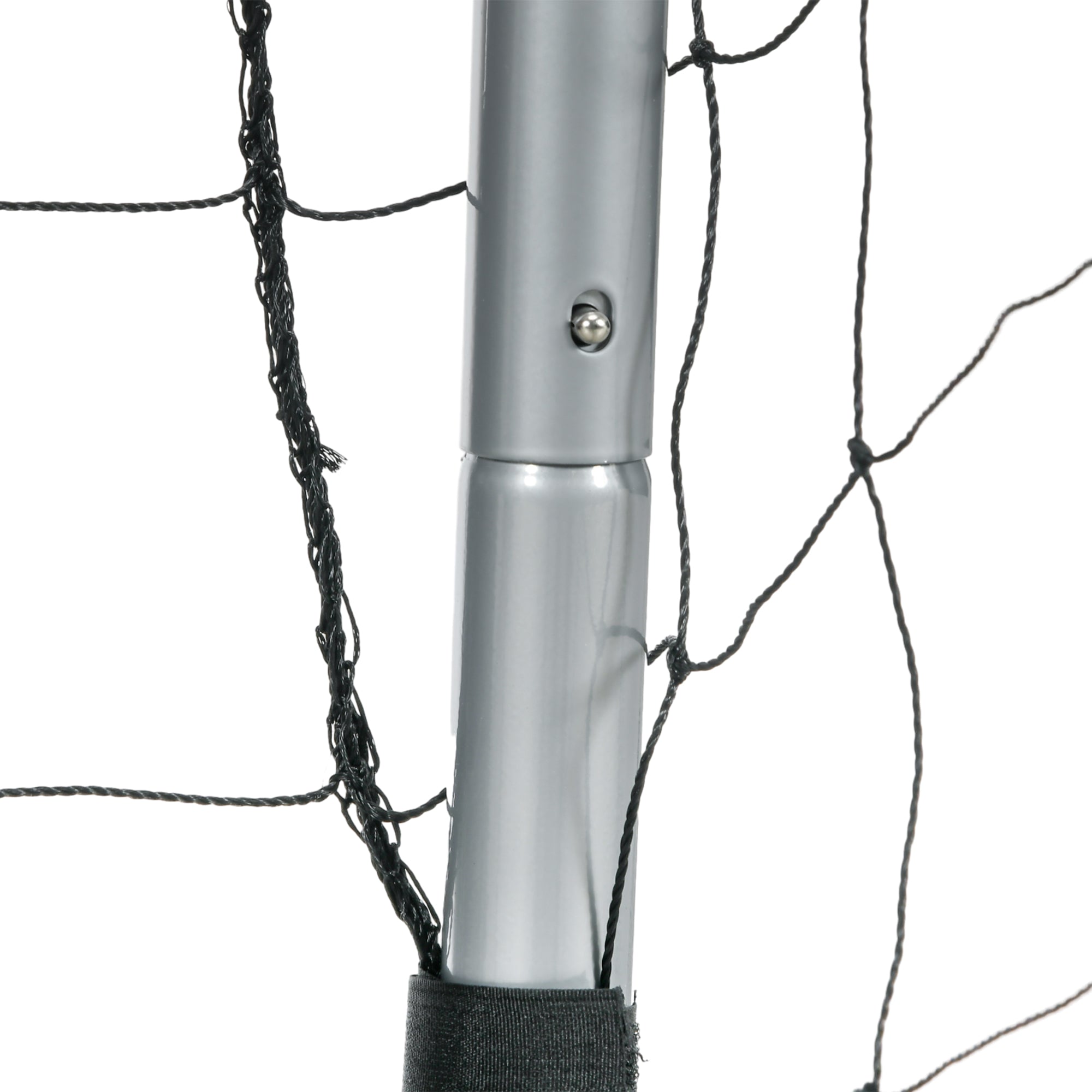 SPORTNOW Grey Football Goal 300x120x200 cm with Screws and Pegs Included, in PE and Metal