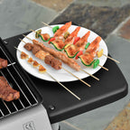 Outsunny Gas Barbecue with Lid, 5.6kW Burners, BBQ and Wheels, 104x49x99cm