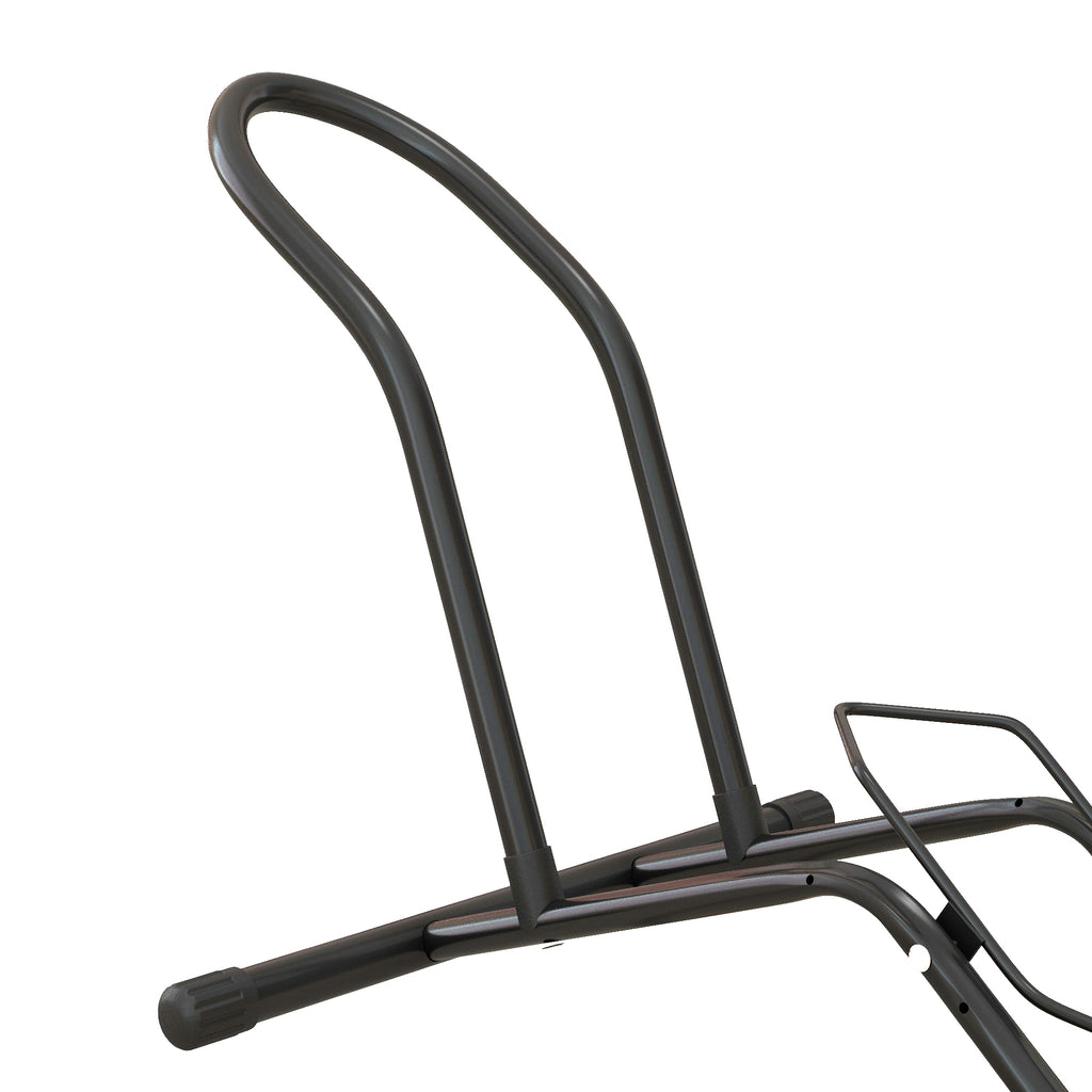 SPORTNOW Bike Rack for Tires < 8.5 cm in Steel, 59x41x38 cm, Black
