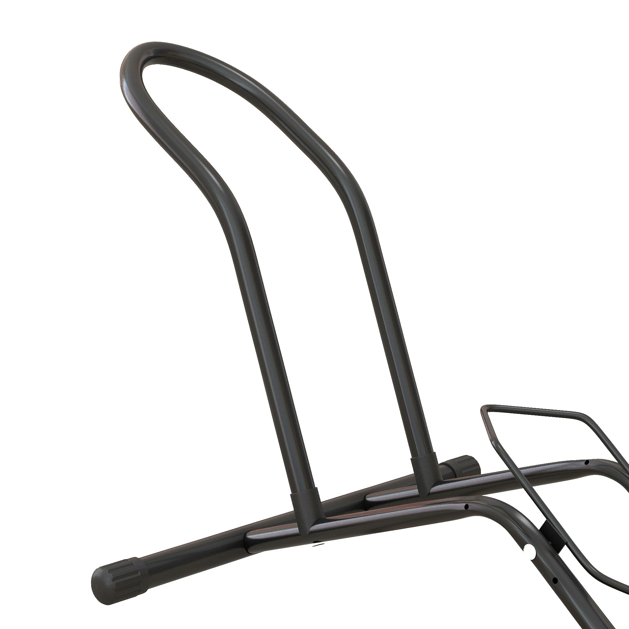 SPORTNOW Bike Rack for Tires < 8.5 cm in Steel, 59x41x38 cm, Black