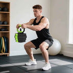 SPORTNOW 6-in-1 Multifunction Gym Weight Set, 25kg Total, Made of Plastic and Sand, 125x18x18 cm, Green