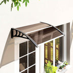 Outsunny Waterproof and Anti-UV Outdoor Canopy, in PC, PP and Aluminum, 75x120x23 cm, Brown and Black