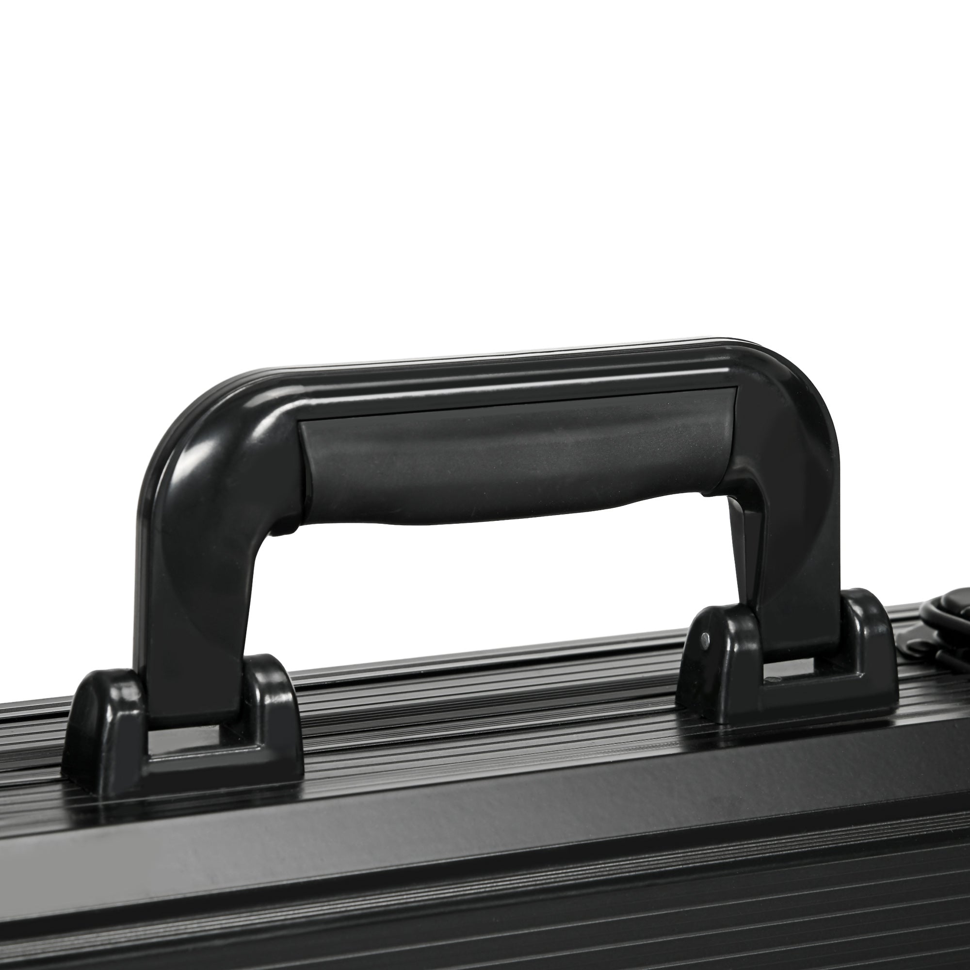 SPORTNOW Poker Set with 500 Chips, 2 Decks of Cards, 5 Dice, Buttons and Protective Black Aluminum Case