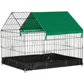 Rabbit and Guinea Pig Cage in Metal and Oxford Fabric 90x75x75cm