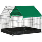 Rabbit and Guinea Pig Cage in Metal and Oxford Fabric 90x75x75cm