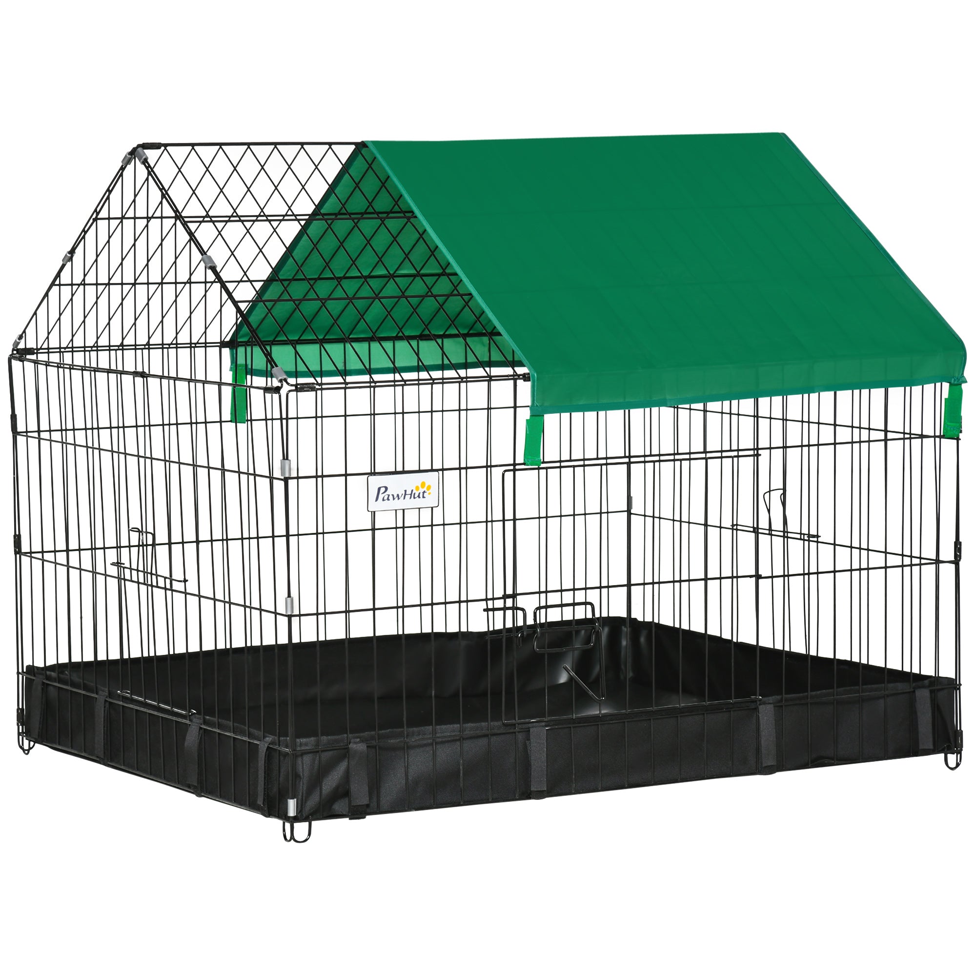Rabbit and Guinea Pig Cage in Metal and Oxford Fabric 90x75x75cm